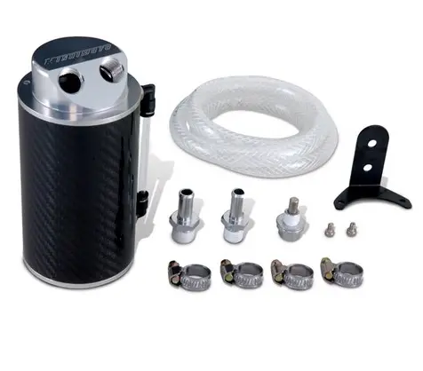 Mishimoto Carbon Fiber Oil Catch Can - Universal Fitment 1