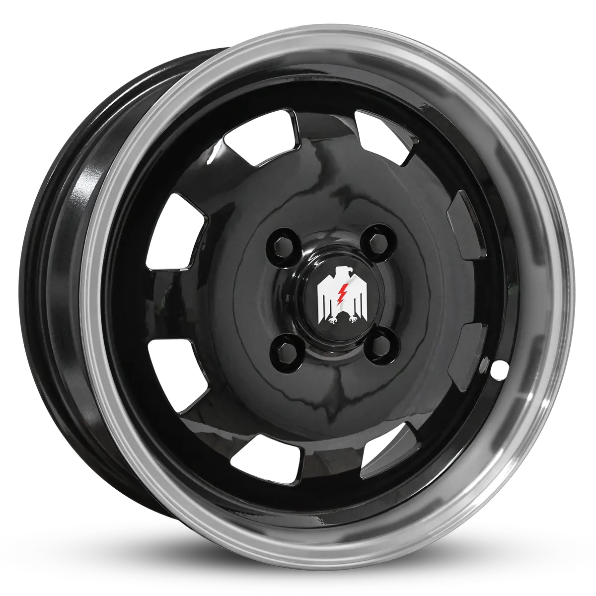 Moon | Gloss Black Machined Lip 1