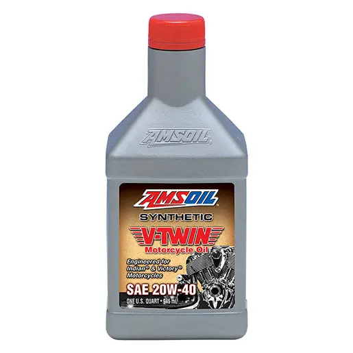 Amsoil 20W-40 Synthetic V-Twin Motorcycle Oil 1