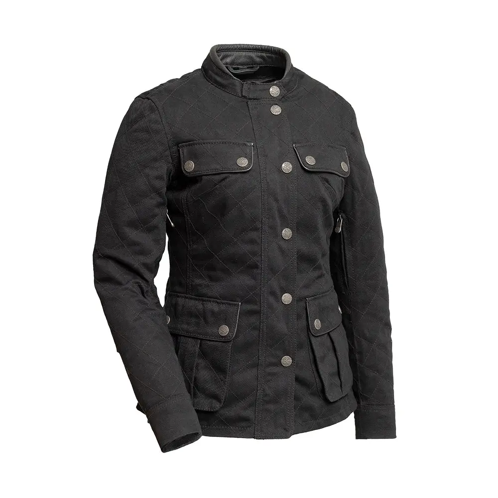 Outcast - Women's Twill Motorcycle Jacket 1