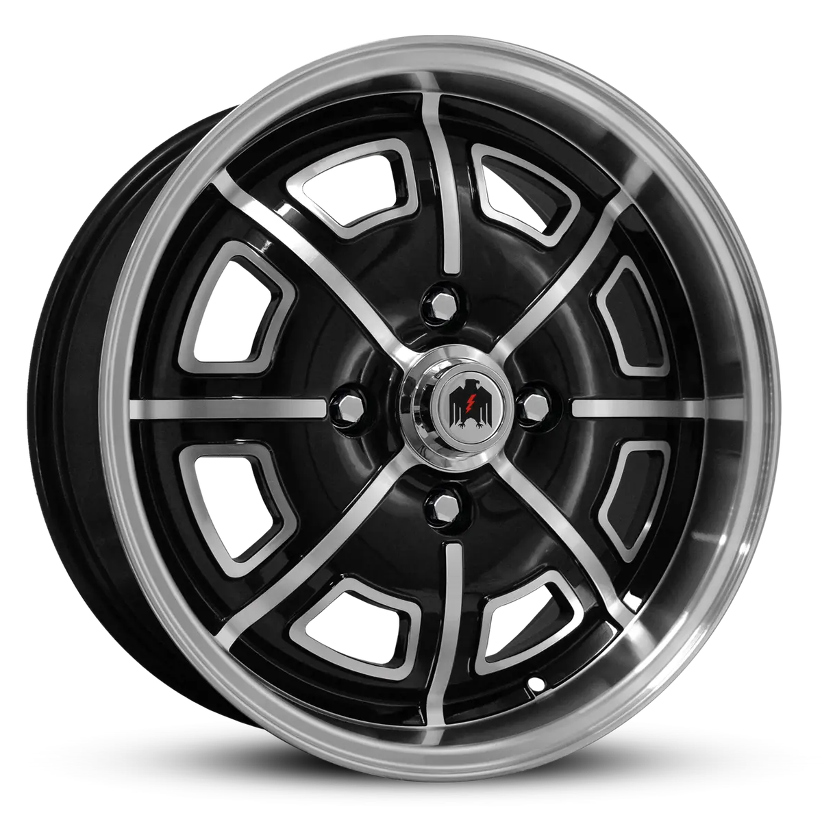 Pedrini | Gloss Black Full Machined Face, Windows, & Lip 1