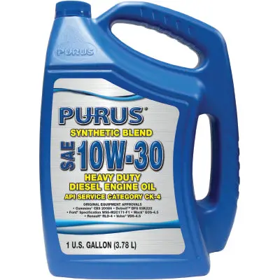 Purus® Synthetic Blend Sae 10W-30 Api Ck-4/Sn Engine Oil 1