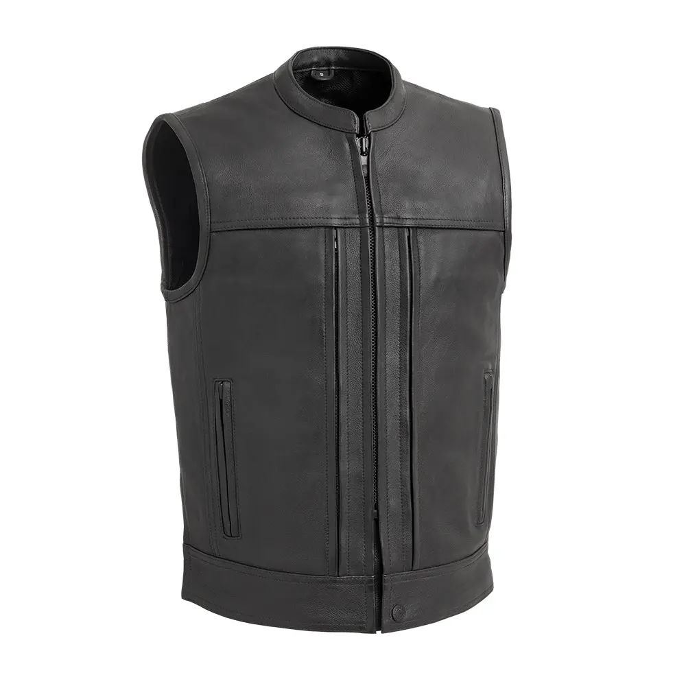 Rampage - Men's Motorcycle Leather Vest 1