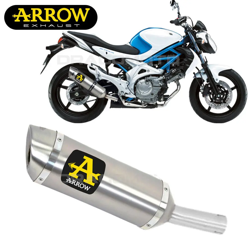 71742Po Arrow Suzuki Gladius 650 2009-2015 Titanium Thunder Homologated Silencer For Stock Collector 1