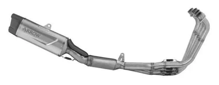 71969Pk Arrow With Catalytic Converter Indy-Race Evo Racing Full Exhaust Titanium Stainless Steel Collectors Cb 650 R - Cbr 650 R 24-25 1
