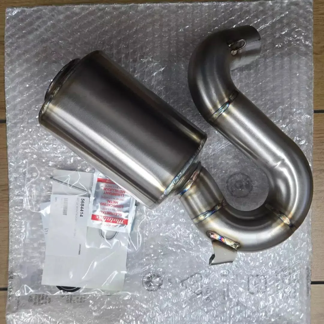 Arrow Exhaust Mid-Pipe Joint For Stock Collectors For Scrambler 800 / Monster 797 2017-2024  71673Mi 1