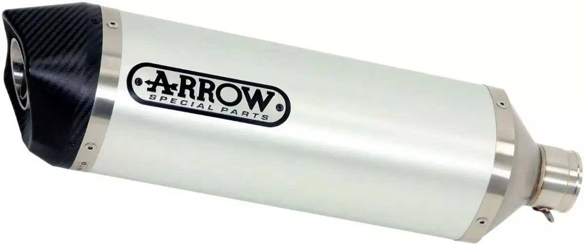 Arrow Homologated Aluminium Race-Tech Silencer With Carbon End Cap For Arrow Collectors V-Strom 650 2017/2018 72622Ak 1