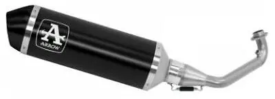 Arrow Vespa Gts 125 21-23 Aluminum Dark Urban Silencer With Collector 53550Ann 1