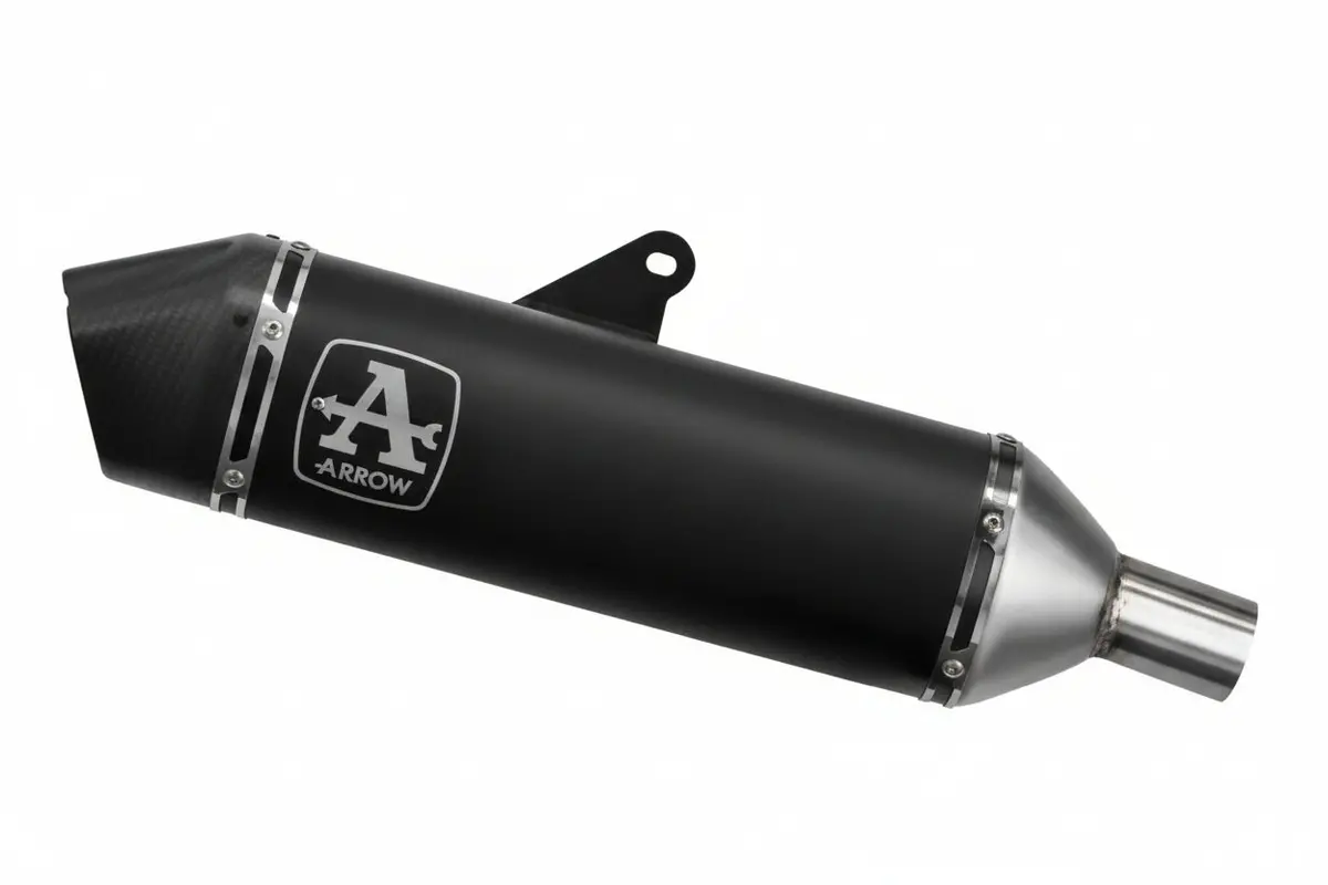 72005Van Arrow Veloce Racing Slip-On Exhaust For Sidebags For Triumph  Tiger 850 20-24 /900 20-23 1