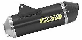 Arrow Ktm 690 Smc/Enduro19-24 Race Tech Homol. Dark Aluminium Exhaust With Carbon Endcap For Arrow Link Pipe 72624Akn 1