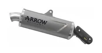 Arrow  Indy Race Evo Homologated Exhaust, Titanium For Aprilia Tuareg 660 22-24 72646Po 1