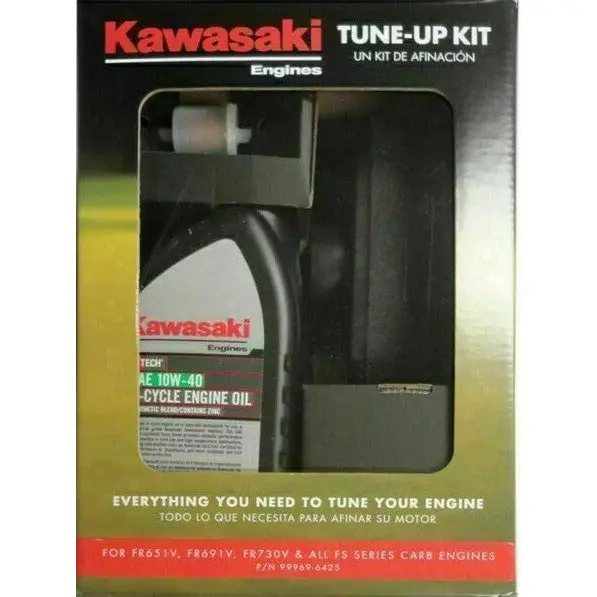 Kawasaki 10W-40 Tune-Up Kit For All Fr 730V, 691V, 651V All Fs Series Carbureted & Efi Engines 1