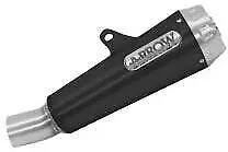 Arrow Honda Cb 1000R 18-19  Homologated Nichrom Dark Pro-Race Silencer With Welded Link Pipe Low Version For Original And Arrow Coll. 71882Prn 1