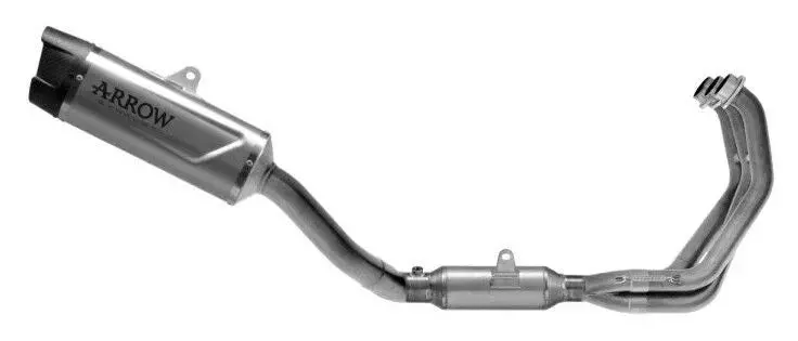 71081Pk Racing Full Exhaust Arrow Indy Race Evo Titanium Carbon End Cap Yamaha Yzf R9 2025 1