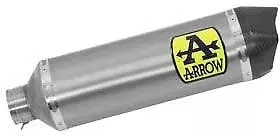Arrow Aprilia Rsv4 1100 Factory '19 Homolog. Aluminium Exhaust With Carbon Endcap For Arrow Linkpipe And Original Collectors 71906Ak 1