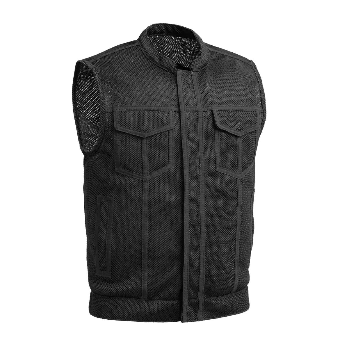 Sharp Shooter Moto Mesh Men's Motorcycle Vest 1