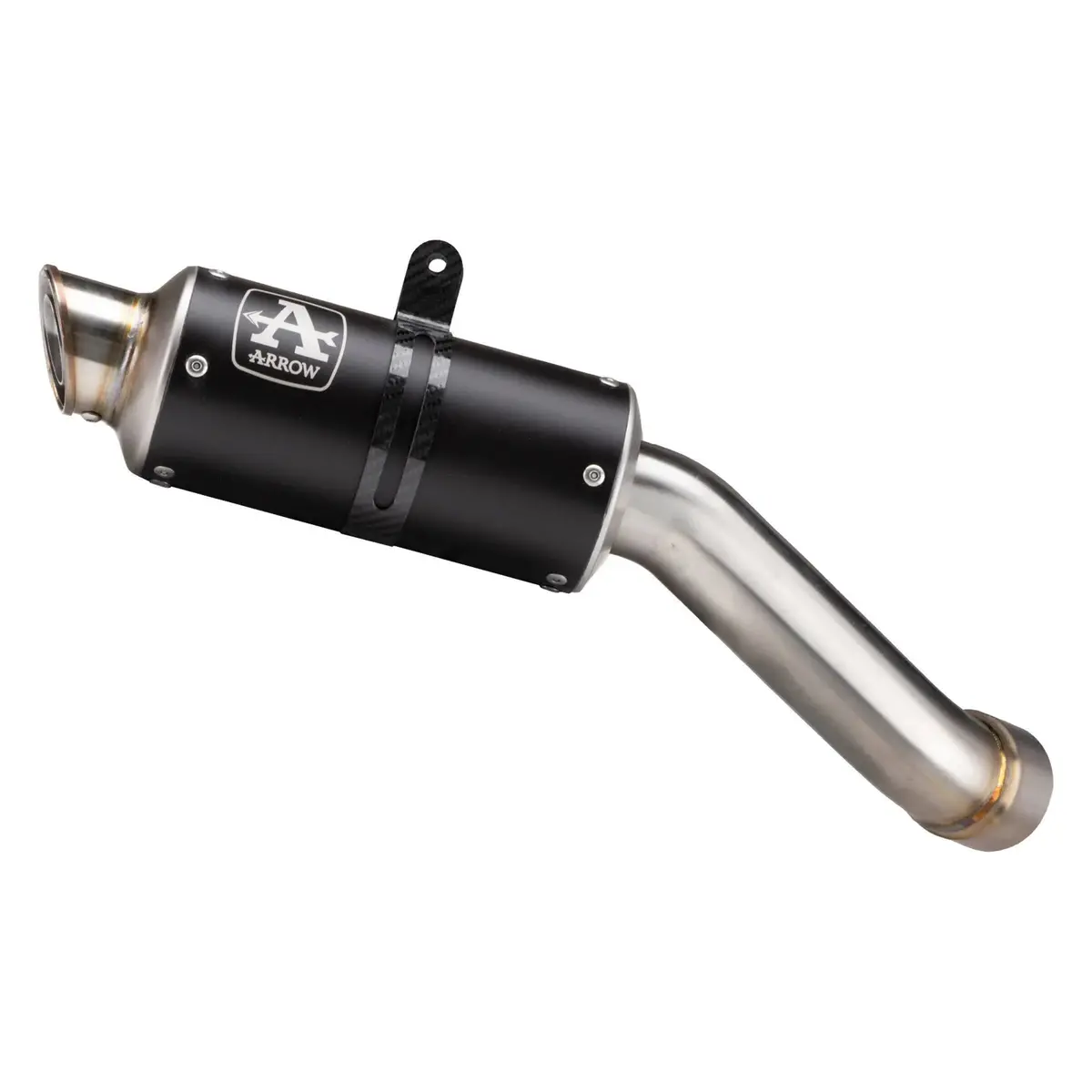 71556Gpi  Arrow Kawasaki Z900 20-24 Homol.Gp2 Aluminium Dark Exh. With Welded Linkpipe For Orig. Or Arrow Collectors 1