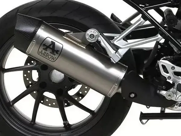 71925Ak Arrow Maxi Race-Tech Slip-On Exhaust, Aluminum For Bmw R1250r/Rs 19-20 1