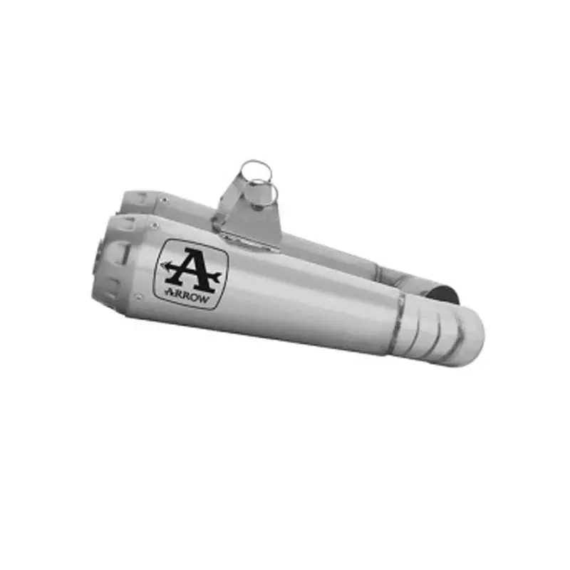 71978Pr Arrow  Pro-Race Dual Slip-On Exhaust, Titanium For Ducati Hypermotard 698 Mono 2024 1