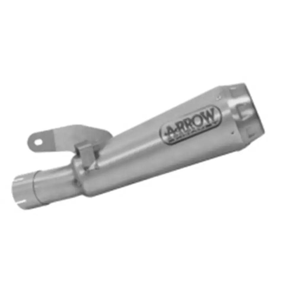 Arrow Pro-Race Slip-On Exhaust, Nichrome For Suzuki Gsx-S1000  2017-2024 71828Pri 1