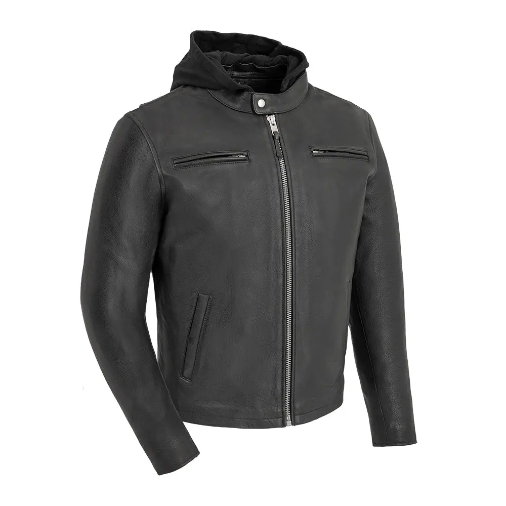 Street Cruiser Men's Motorcycle Leather Jacket 1