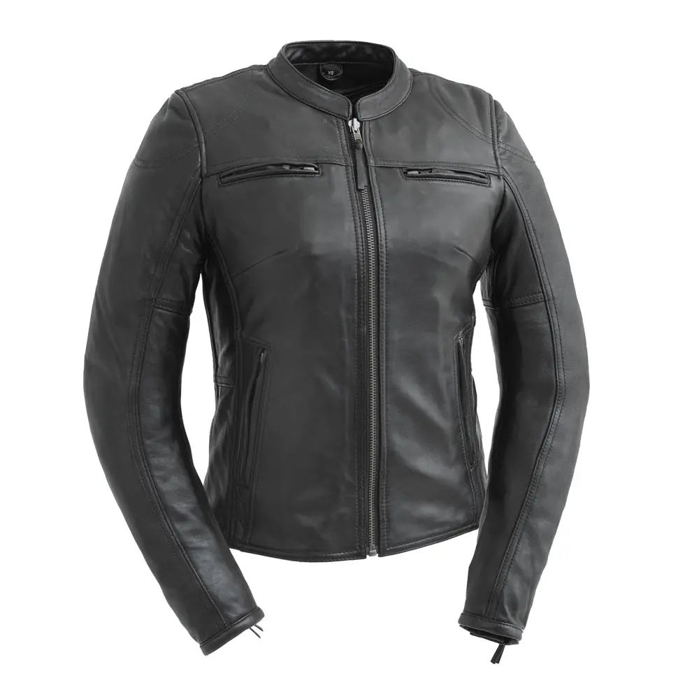 Supastar - Womens Motorcycle Leather Jacket 1