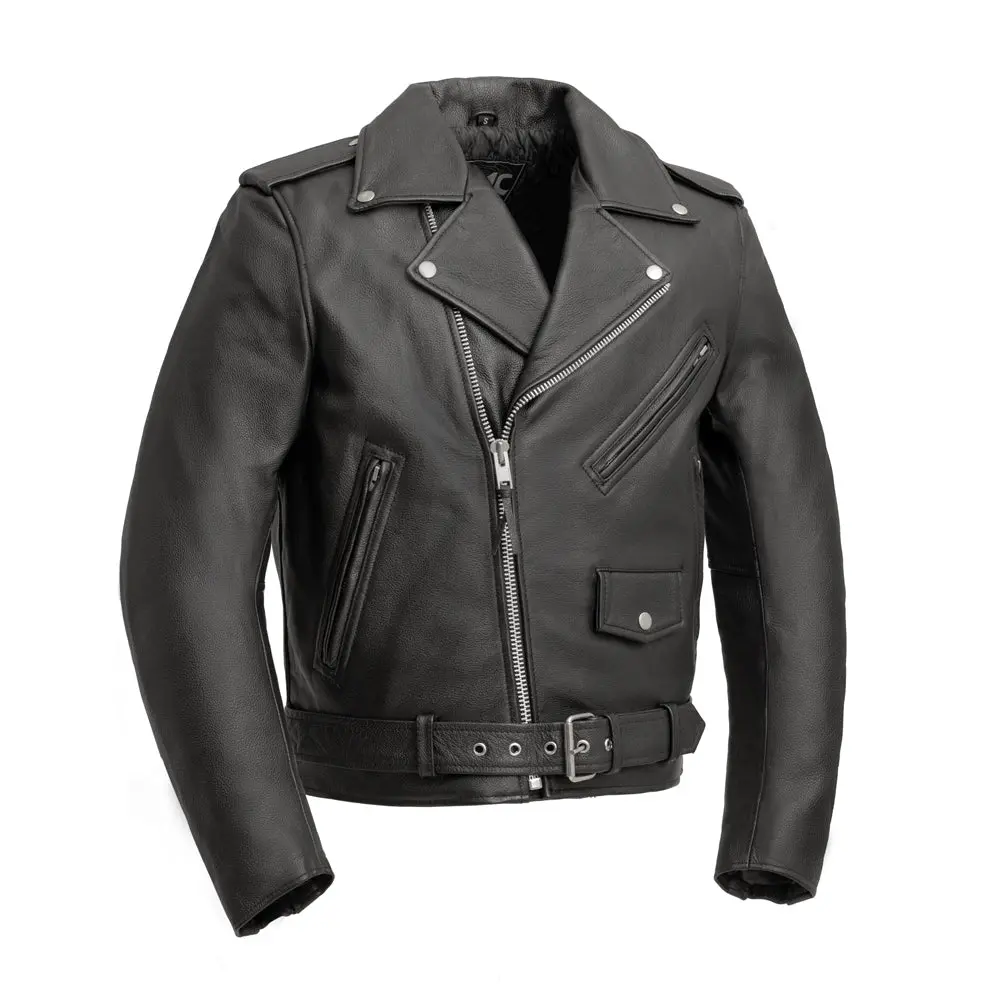 Superstar Men's Motorcycle Leather Jacket 1
