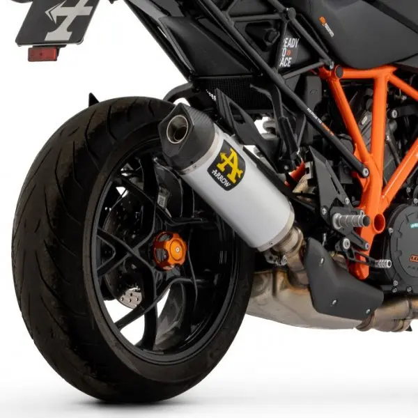 Arrow Ktm 1290 Super Duke R 2014-2024 Homologated Titanium Race-Tech Silencer With Carbon End Cap For Original Collectors 71820Pk 1