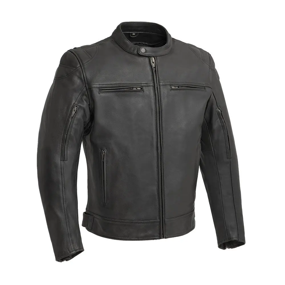 Top Performer Men's Motorcycle Leather Jacket 1
