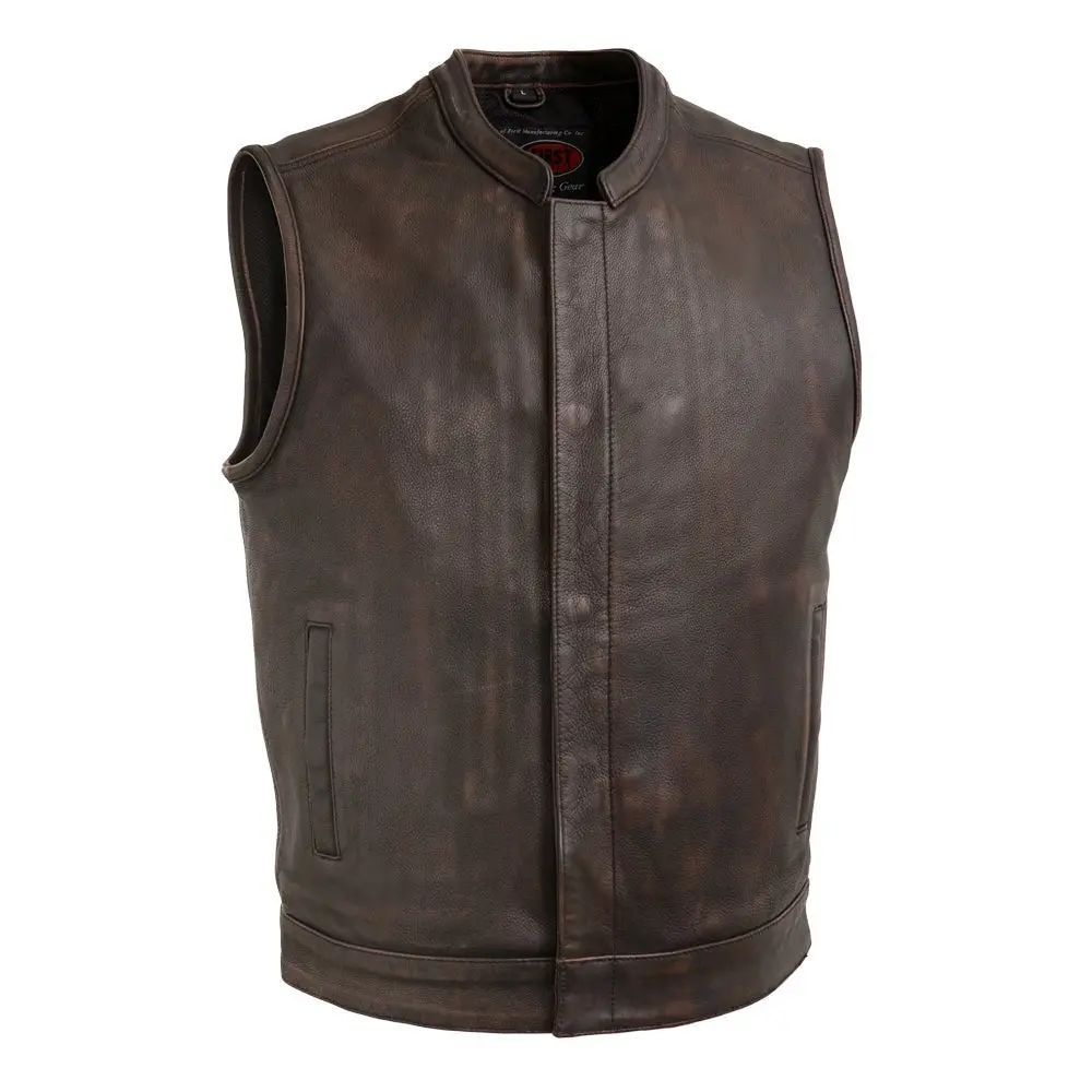 Top Rocker Men's Motorcycle Leather Copper 1