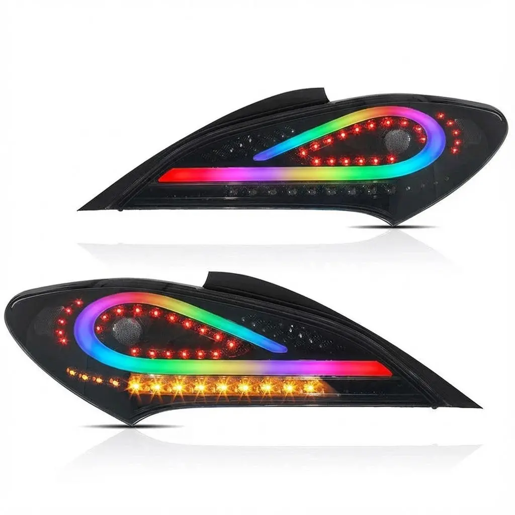 Ntxglow Rgb Tail Lights (09 - 16 Hyundai Genesis Coupe Bk1) 1