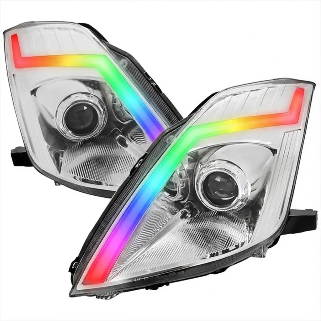 Ntxglow Rgb Headlights (2006 - 2009 Nissan 350Z) 1