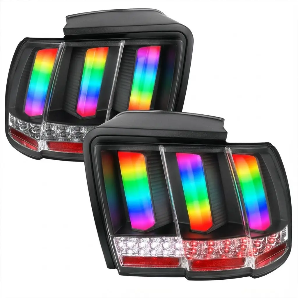 Ntxglow Rgb Tail Lights (99 - 04 Ford Mustang) 1