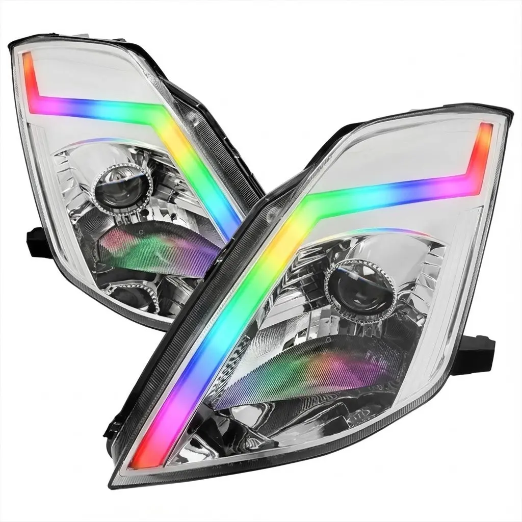 Ntxglow Rgb Headlights (2003 - 2005 350Z Projector Headlights) 1